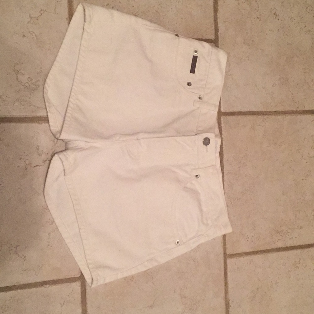 Vintage NWOTs Sz. 9 CK White Denim Jean Shorts
